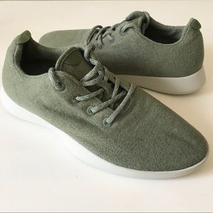 allbirds Wool Runners Olive Green with Cre…